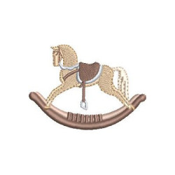 Embroidery Design Rocking Horse 9