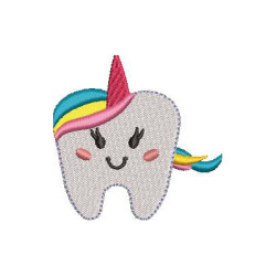 Embroidery Design Unicorn Tooth 1
