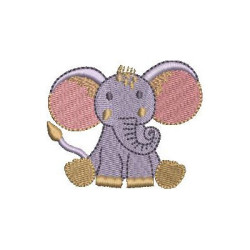 Matriz De Bordado Elefante 7 Cm