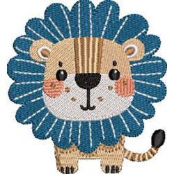 Embroidery Design Little Lion 7 Cm