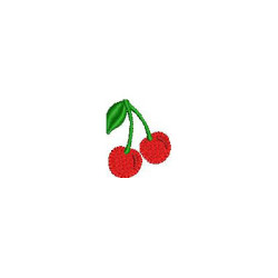 Embroidery Design Mini Cherries