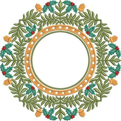 Embroidery Design Christmas Frame 2