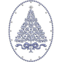 Embroidery Design Christmas Tree 5