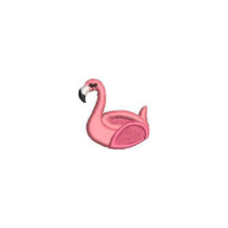 Embroidery Design Flamingo Buoy