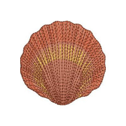 Embroidery Design Shell 7 Cm