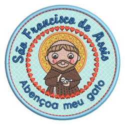 Embroidery Design San Francisco Bless 3
