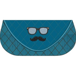 Matriz De Bordado Projeto Porta óculos Mustache