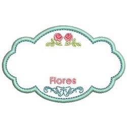 Embroidery Design Custom Frame For Flowers 2
