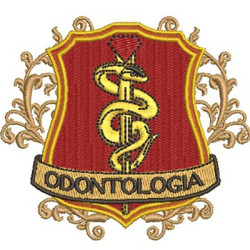 Embroidery Design Shield Dentistry 11
