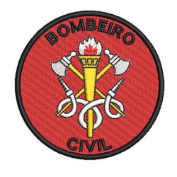Embroidery Design Civil Firefighter 2