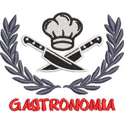 Diseño Para Bordado Símbolo Gastronómico Con Acacias