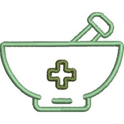 Embroidery Design Leaked Pharmacy Symbol
