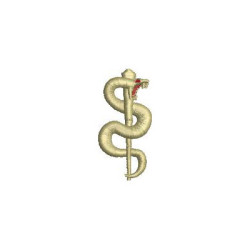 Embroidery Design Medicine Symbol 2