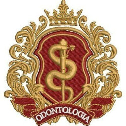 Matriz De Bordado Escudo Odontologia 24