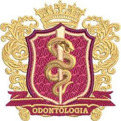 Diseño Para Bordado Escudo De Odontología524