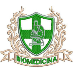 Matriz De Bordado Escudo Biomedicina 5