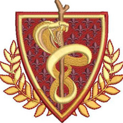 Embroidery Design Medicine Shield 29