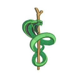 Embroidery Design Medicine Symbol