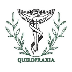 Matriz De Bordado Escudo Quiropraxia 3