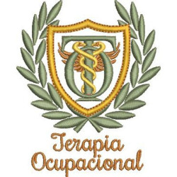 Matriz De Bordado Escudo Terapia Ocupacional 2