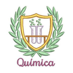 Embroidery Design Shield Quimica 6