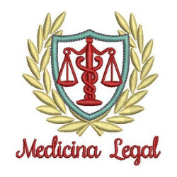 Diseño Para Bordado Escudo Medicina Legal