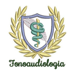 Matriz De Bordado Escudo Fonoaudiologia