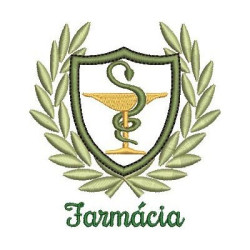 Diseño Para Bordado Escudo De Farmacia 7