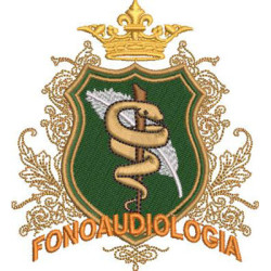 Matriz De Bordado Escudo Fonoaudiologia 2