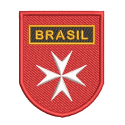 Matriz De Bordado Escudo Ordem De Malta Brasil