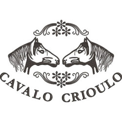 Matriz De Bordado Cavalo Crioulo 25 Cm