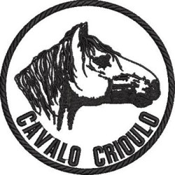 Matriz De Bordado Cavalo Crioulo 10 Cm