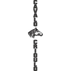 Diseño Para Bordado Caballo Creeol Vertical