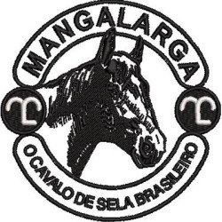 Embroidery Design Mangalarga Saddle Horse 10 Cm