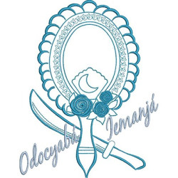 Embroidery Design Mirror And Sword Of Iemanja 3