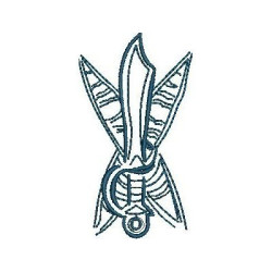 Diseño Para Bordado Espadas De San Jorge Pequeñas