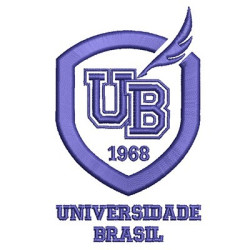 Diseño Para Bordado Universidade Brasil Escudo