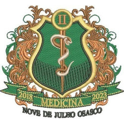Diseño Para Bordado Medicine Shield Nine Of July