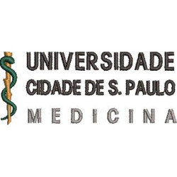 Diseño Para Bordado Medicina Universitaria Ciudad De S. Paulo