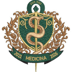 Matriz De Bordado Escudo Medicicna Fam T X I I I