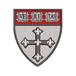 Embroidery Design Shield Harvard School