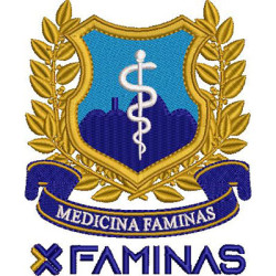 Embroidery Design Escudo Medicina Faminas 2