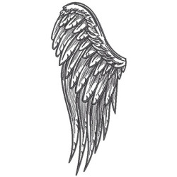 Embroidery Design Angel Wing 1