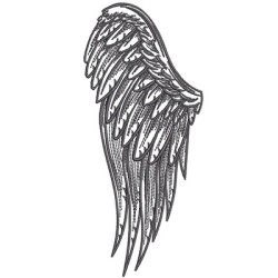 Embroidery Design Angel Wing 2