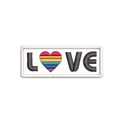 Embroidery Design Love Lgbt 9 Patche