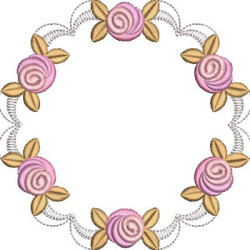 Embroidery Design Floral Mandala 39