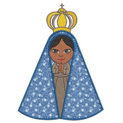 Embroidery Design Our Lady Appeared Applied Blanket
