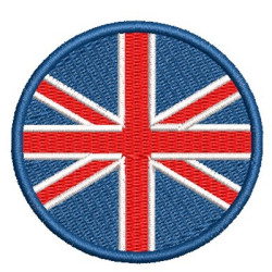 Embroidery Design Great Britain 5 Cm