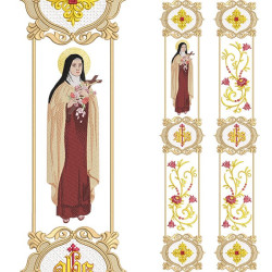 Embroidery Design Set For Gallon Our Lady Of Terezinha