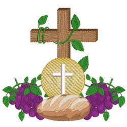 Embroidery Design Cross Of The Eucharist